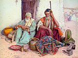 Guiseppe Signorini Arab Merchants painting